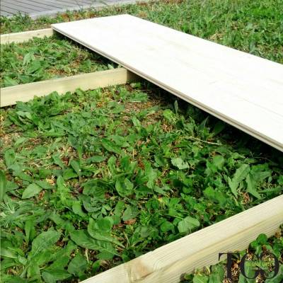 Abri de jardin en bois Wanda Box - Poutres de support