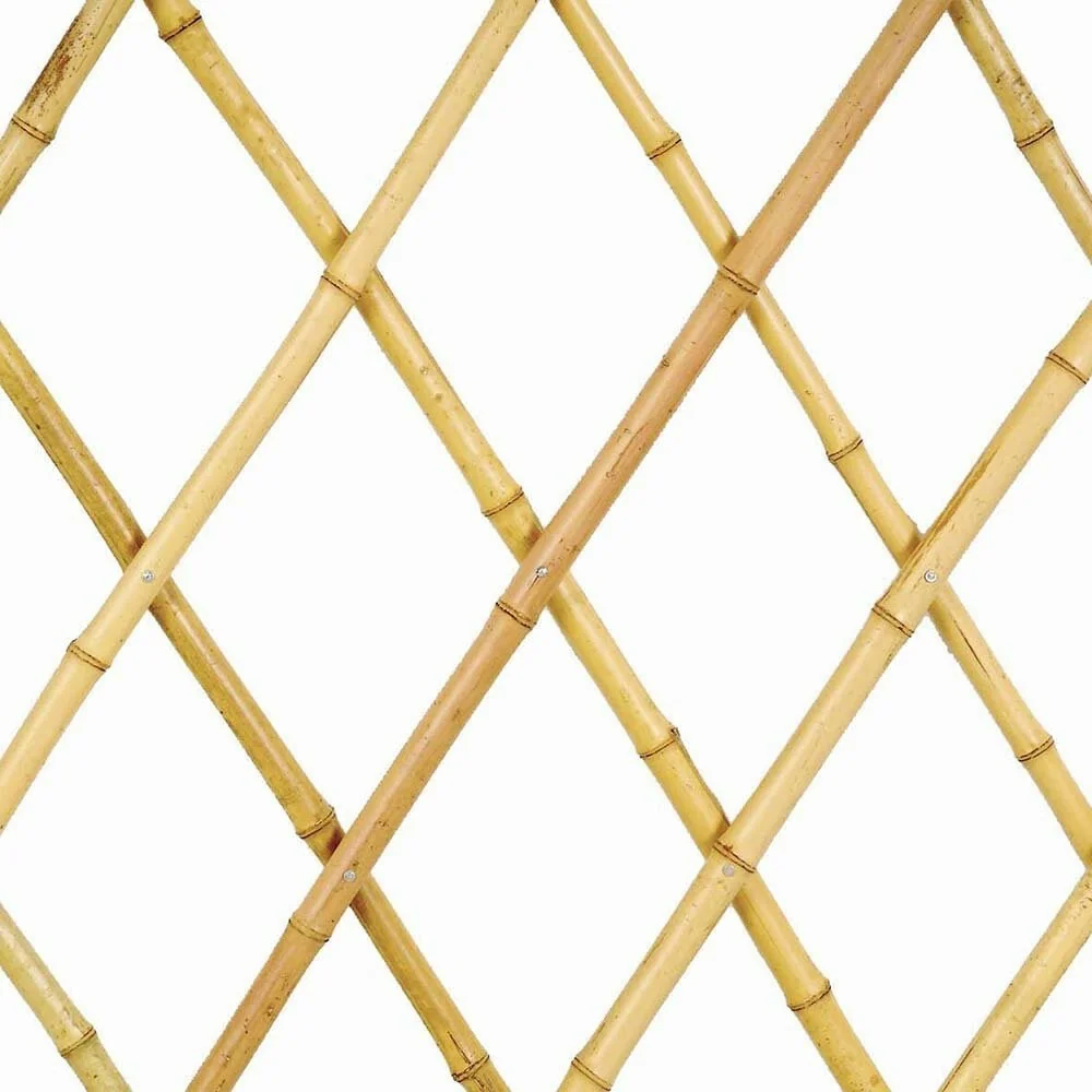 Grille extensible en bambou 180x45 cm avec maille diagonale