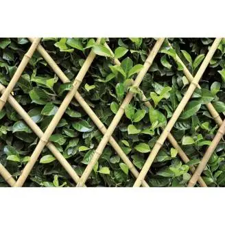 Grille extensible en bambou 180x45 cm avec maille diagonale