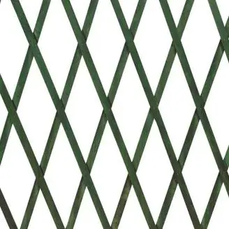 Grille extensible en bois 180x45 cm avec maille diagonale