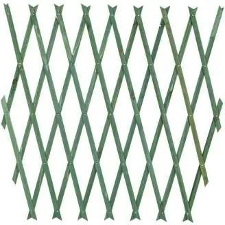 Grille extensible en bois 180x45 cm avec maille diagonale