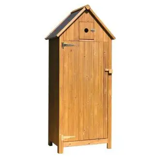 Armoire d'extérieur en bois Utile 3 - 77x54x197 Cm