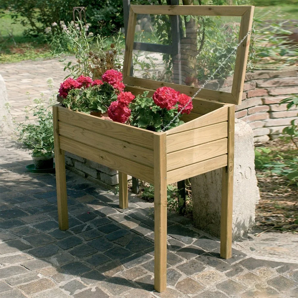 Cocoon Semis en Bois pour Jardin 100X50X82 Cm