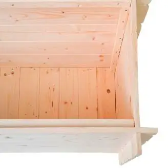 Coffre Coffre en bois pour extérieur Giove 130X60X54H CM