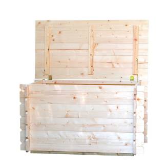 Coffre en bois pour extérieur Giunone 98x60x54 cm