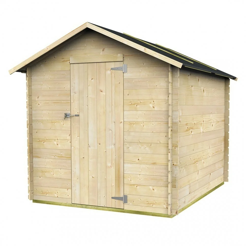 Maisons en bois - Franco 178X218 cm Maison de jardin en bois avec...