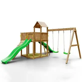 Aire de jeux en bois autoclavée Woody Tree House TGG Play