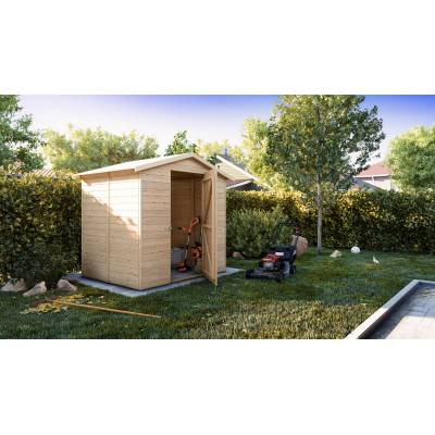 Maison de jardin en bois Lady 2x1,7 cm personnalisable épaisseur 19mm