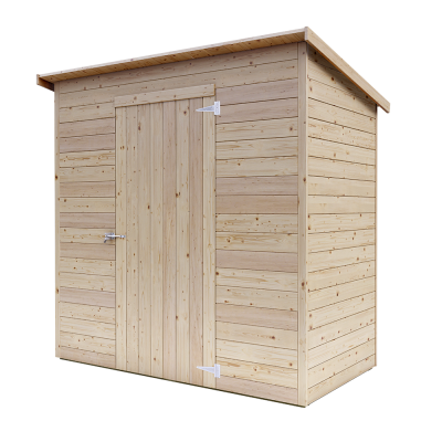 Maison de jardin en bois adossée Lady 2x1 cm personnalisable épaisseur 19mm