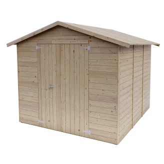 Maison de jardin en bois Lady 2,5x2,5 cm personnalisable épaisseur 19mm