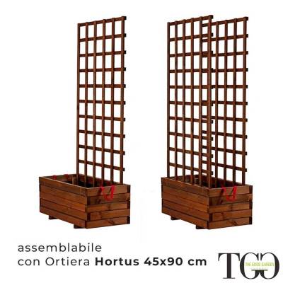 Grilles et panneaux - Grille d'extérieur en bois Hortus 90x90