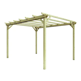 Pergolas et Gazebos - Pergola en bois 3x4 pour l'extérieur et les jardins