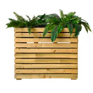 Jardinière Flora 83X31X H 70 Cm en bois traité à l'autoclave